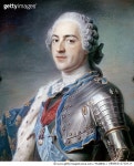 LOUIS XV (1710-1774). /nKing of France, 1715-1774. Pastel, 1748, by Maurice Quentin de la Tour. Rights-Managed 이미지