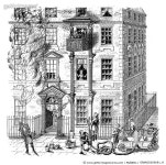 GRANC0266681_H | 게티이미지코리아 | FIRE ESCAPE, 1791. /nA movable balcony fire escape in England, 1791. Engraving, English... 