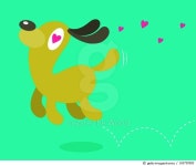 165759583 | 게티이미지코리아 | Cute dog fall in love Royalty-Free 이미지