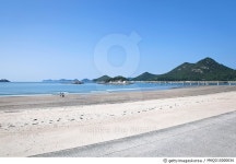 MHQD15000034 | 게티이미지코리아 | 전북 군산, 고군산군도, 선유도, 명사십지해수욕장 Rights-Managed 이미지