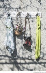 634461513 | 게티이미지코리아 | Sping items and old camera on wall coat rack Royalty-Free 이미지