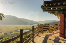 MBRF16024309 | 게티이미지코리아 | 하동 평사리의 아침 Royalty-Free 이미지