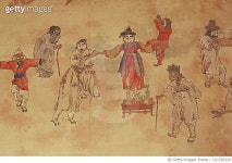 LS1702329 | 게티이미지코리아 | 송파 산대 놀이 Rights-Managed 이미지