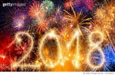871656674 | 게티이미지코리아 | Sparkling New Year 2018 With Fireworks Royalty-Free 이미지