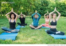 985671322 | 게티이미지코리아 | People doing Urdva Hastasana yoga pose Royalty-Free 이미지