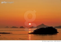 MBRF18024249 | 게티이미지코리아 | 한국, 전남, 진도군, 세방낙조 Royalty-Free 이미지