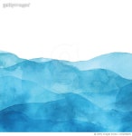 1074290070 | 게티이미지코리아 | Light Blue Watercolor Background With Waves Royalty-Free 이미지