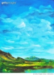 1091635762 | 게티이미지코리아 | Abstract Landscape Contemporary Art Painting Royalty-Free 이미지