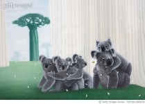 MZFMD19000039 | 게티이미지코리아 | Antic and Koala Oil on canvas 163 x 112 cm, 2012 Rights-Managed 이미지