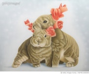 MZFMD19000098 | 게티이미지코리아 | Antic and Rabbits Oil on canvas 91.0 x 72 2010 Rights-Managed 이미지