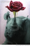 MZFMD19000100 | 게티이미지코리아 | Antic and Rhino Oil on canvas 145.5 x 112.2 2010 Rights-Managed 이미지
