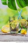 1168173452 | 게티이미지코리아 | Chia Fresca Drink With Lemon Mint Royalty-Free 이미지