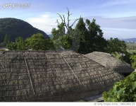 MBIA20001153 | 게티이미지코리아 | 경북 경주시 양동마을 초가집 농촌 Rights-Managed 이미지