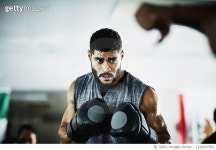 1149327901 | 게티이미지코리아 | Portrait of male boxer training in boxing ring in gym Royalty-Free 이미지