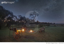656555288 | 게티이미지코리아 | A safari camp at night under starry sky Royalty-Free 이미지