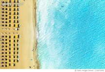 1338743092 | 게티이미지코리아 | Aerial view of Falasarna beach, Crete, Greece Royalty-Free 이미지