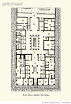 1339130382 | 게티이미지코리아 | Plan of an Ancient Roman mansion, House of Pansa, Pompeii Royalty-Free 이미지