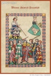 UIG2902685 | 게티이미지코리아 | Illustration from the Codex Manesse, c.1300 Rights-Managed 이미지