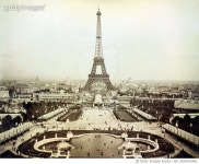 BR_XEE4410461 | 게티이미지코리아 | View of the 1889 Universal Exhibition in Paris and the Eiffel Tower. Rights-Managed 이미지