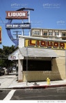 1357349227 | 게티이미지코리아 | City street and liquor store advertising on the wall at Los Angeles, USA Royalty-Free 이미지