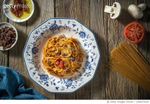 1366479190 | 게티이미지코리아 | Spaghetti with Tomato Pasta Vegan Italian food plant based recip Royalty-Free 이미지