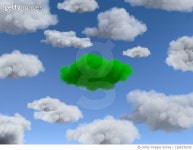 1368739339 | 게티이미지코리아 | A different cloud - standing out from the crowd Royalty-Free 이미지