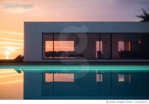 1412643214 | 게티이미지코리아 | Sunset View Luxury Tropical Pool Villa Royalty-Free 이미지