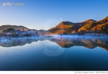 MBRF22029108 | 게티이미지코리아 | 전북 진안군 용담호 Royalty-Free 이미지