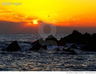 MIWA22000938 | 게티이미지코리아 | 삼척,신남항, 해신당, 여명 Rights-Managed 이미지