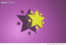1464521727 | 게티이미지코리아 | A yellow star with a purple background and stars inside Royalty-Free 이미지