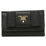 Brand Shop AXES: 프라다 키 케이스 PRADA 1 PG222 ZTM F0002 SAFFIANO FIOCCO 키 링 NERO | 라쿠텐 일본