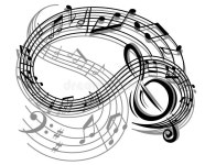 Abstract Retro Music Background Stock Vector - Illustration of artistic, melody: 30314679