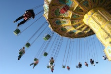 Action photo of carousel stock image. Image of family - 2943931