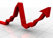 Arrow Crash and Recovery stock illustration. Illustration of market - 6632150