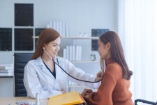Doctor Woman Examining Her Patient Breast for Cancer. Stock Image - Image of concern, lump: 153511085 Doctor Woman Examining Her... 