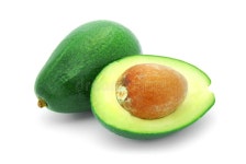 Avocado stock photo. Image of leaves, fruit, close, green - 25698178