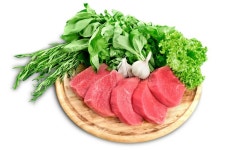 Composition With Raw Meat For Steak And Ingredients On Background Stock Image - Image of pork, black: 179053697