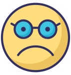 Glasses Face, Stare Emoticon Vector Isolated Icon Which Can Easily Modify or Edit Glasses Face, Stare Emoticon Vector Isolated Ic... 