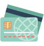 Atm Card Color Vector Icon Isolated And Fully Editable Stock Vector - Illustration of icon, flat: 163815082