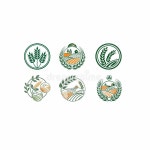 A Collection of Six Beautifully Designed Circular Logo Featuring Nature and Agriculture Themes. Stock Vector - Illustration of... 