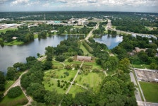 Deck Park stock image. Image of overhead, aerial, pools - 31388903