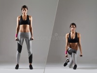 Fitness women stock photo. Image of posing, young, girl - 43062722