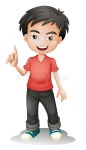 A boy stock illustration. Image of single, people, happy - 27648290