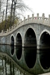 Bridge stock image. Image of trees, lakes, water, blue - 2490153