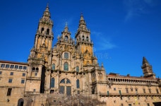 Santiago De Compostela Cathedral View from Obradoiro Square Stock Image - Image of monument, cathedral: 145846625 Santiago De... 
