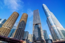 Chicago Skyscrapers stock image. Image of contemporary - 36833245