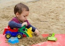 Child playing with leaves stock image. Image of maple - 24540845