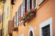 Vintage balcony stock image. Image of europe, exterior - 3349499