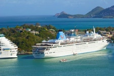 St. Lucia, Caribbean Rush Hour In Castries Editorial Stock Photo - Image of clouds, cruise: 20357008