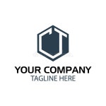 Letter CT Stock Logo, CT Initial., Flat Design Stock Vector - Illustration of design, monogram: 155146090